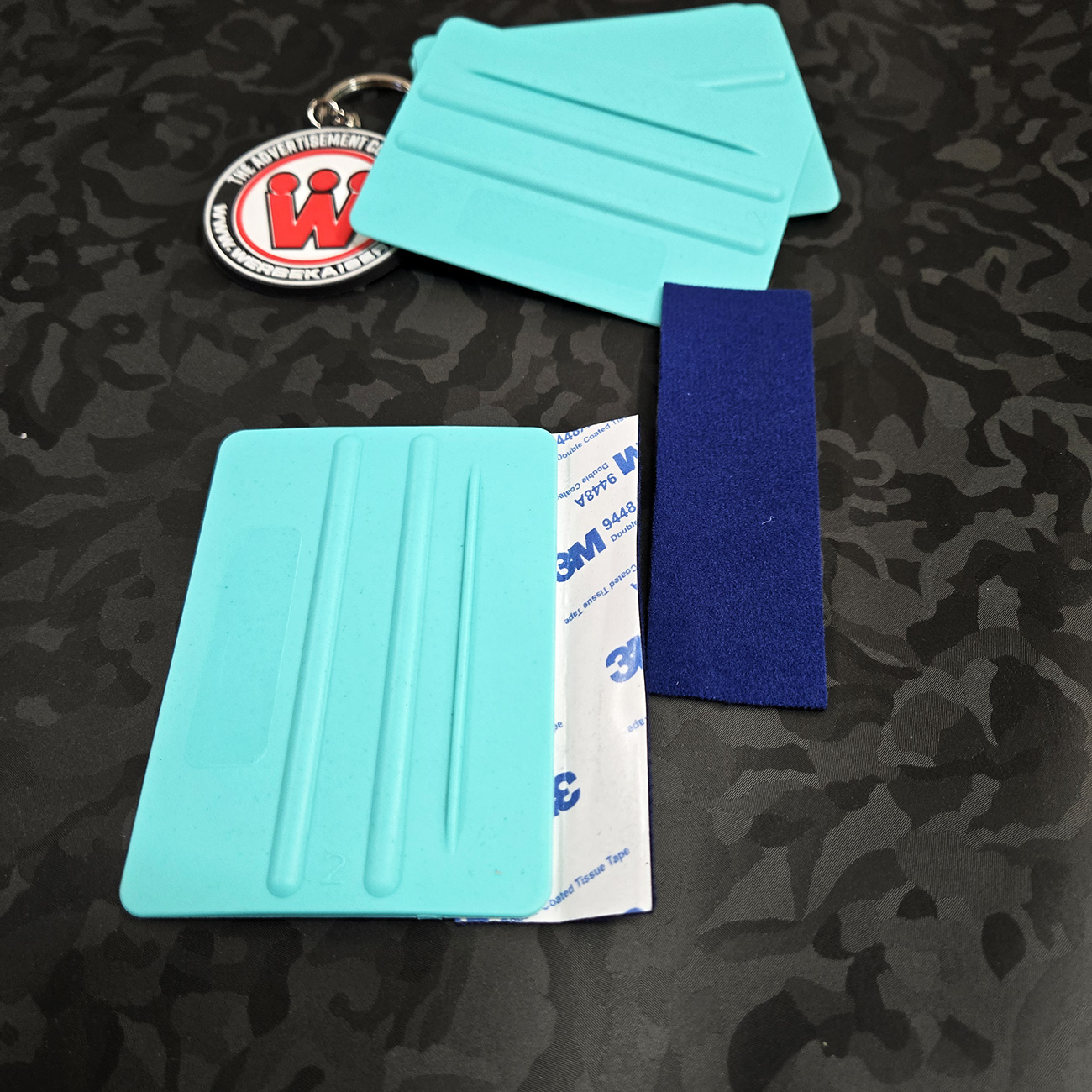 Folien-Rakel mint, soft, mit optionalem soft Filz Folien-Rakel mint, soft, mit optionalem soft Filz
