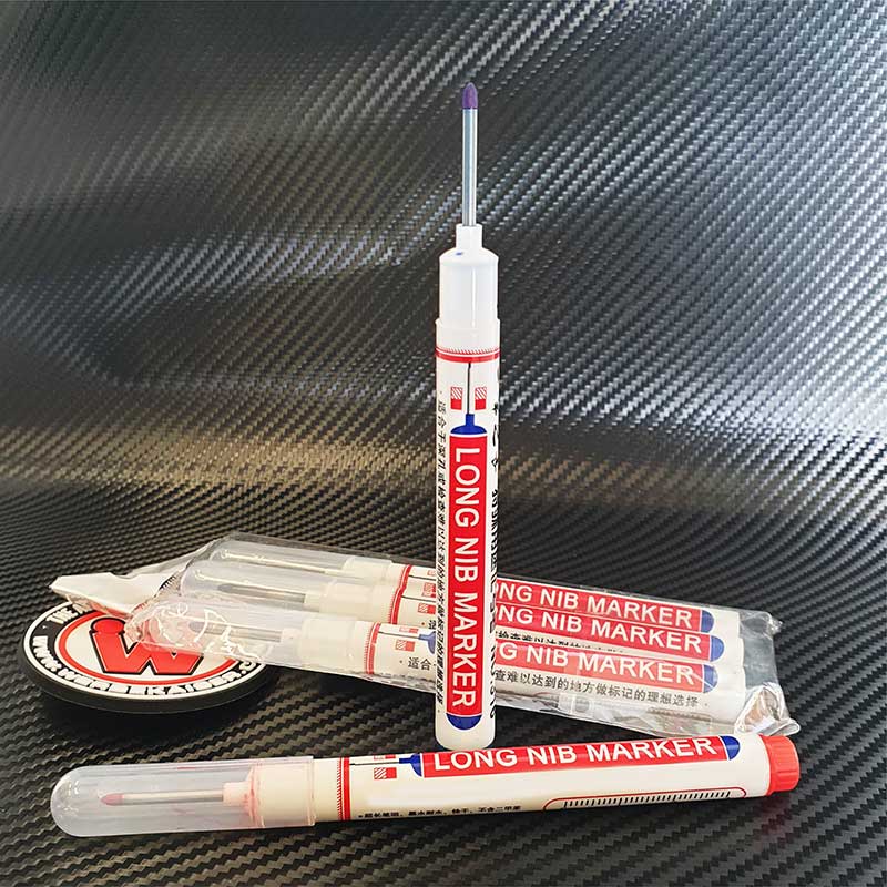 Bohrloch-Marker Long Reach permanent Stift Marker 1,5mm x 22mm BLAU Bohrloch-Marker Long Reach permanent Stift Marker 1,5mm x 22mm BLAU