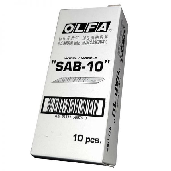 Olfa® SAB-10 10x Ersatzklingen Abbrechklingen 9mm 30° 